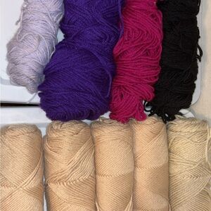 Colorful Partial Skein Yarn Bundle
